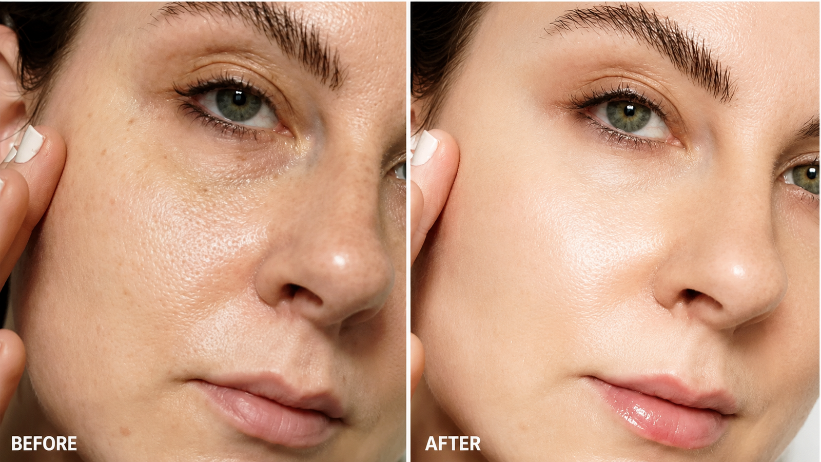 vitamin c serum before after