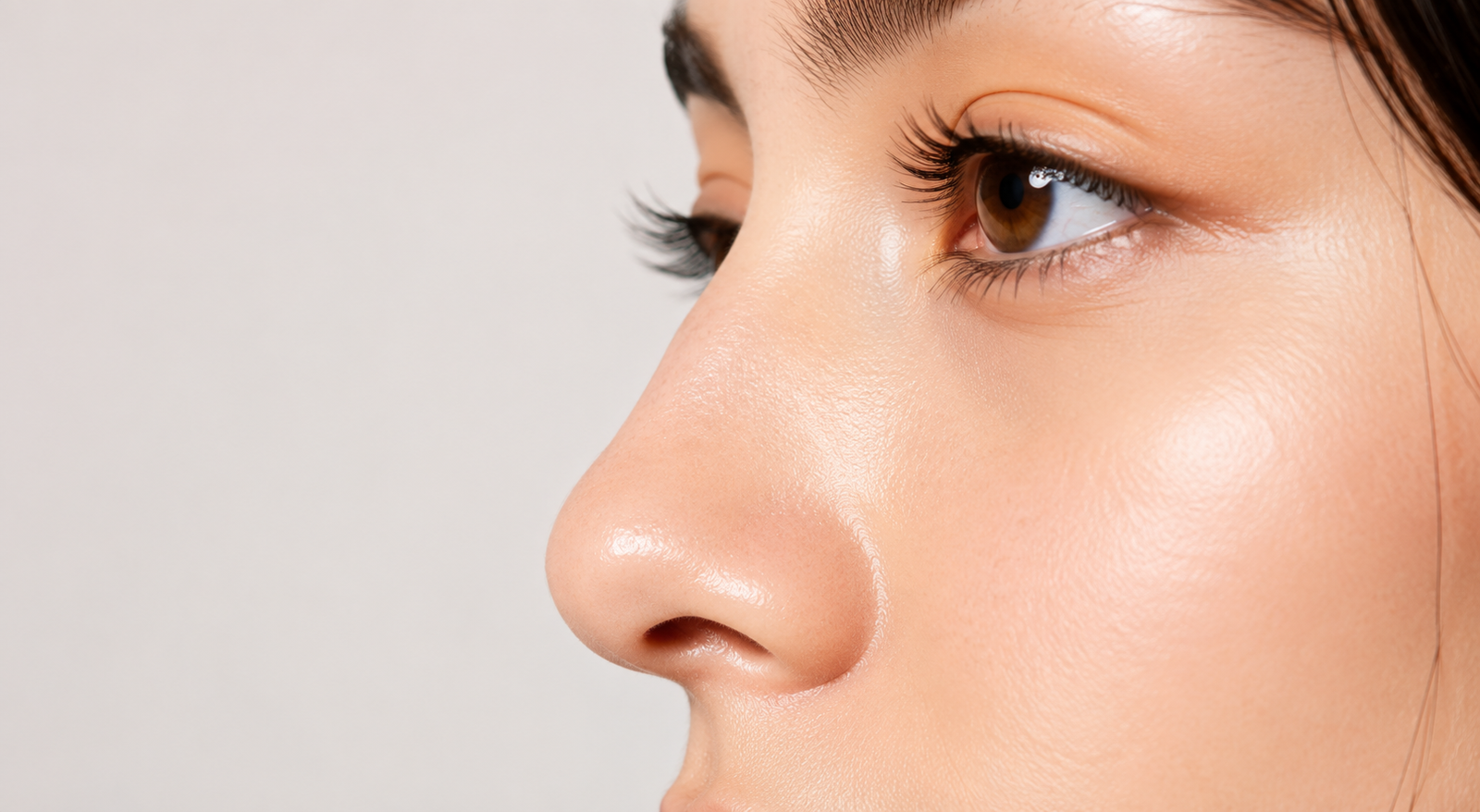 oily nose