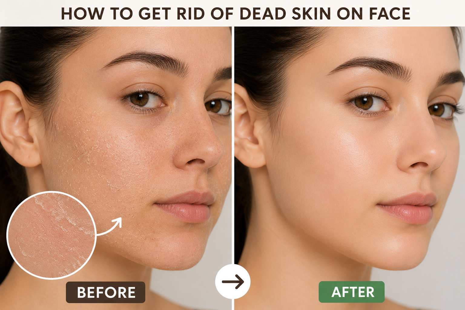 how to get rid of dead skin on face