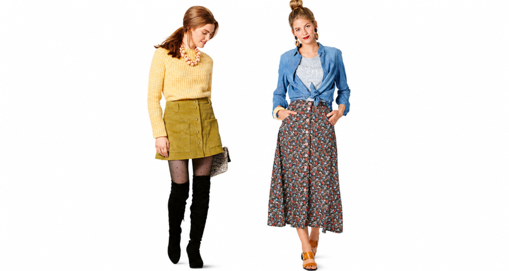 types of skirts